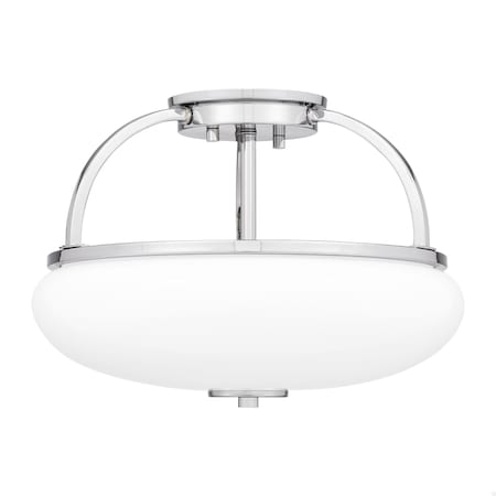 Quoizel Easton 3-Light Polished Chrome Semi-Flush Mount QSF5364C